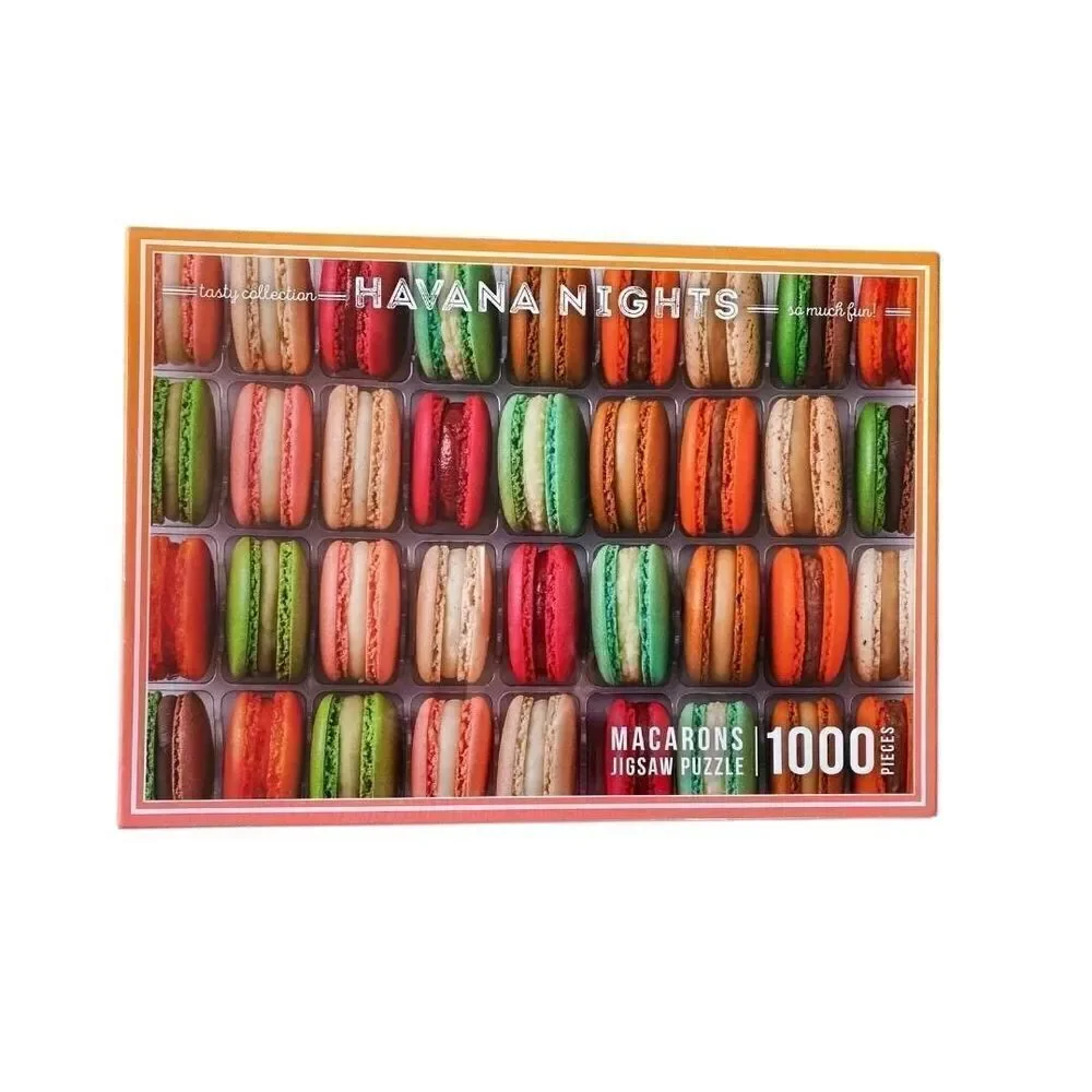 Havana Nights Tasty Puzzle Collection Macarons 1000 pc Jigsaw Puzzle